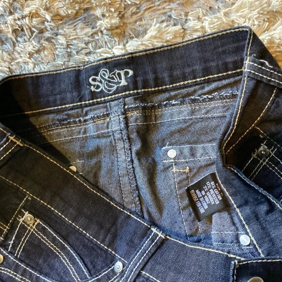 S&P Standards and Practices Jeans Dark Wash Stretch Women’s Size 31 - Picture 3 of 8